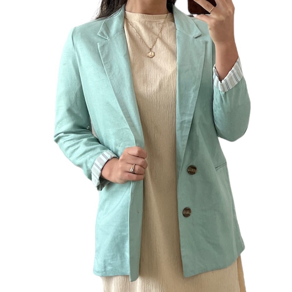 One by Chapter One | Sage Green Blazer